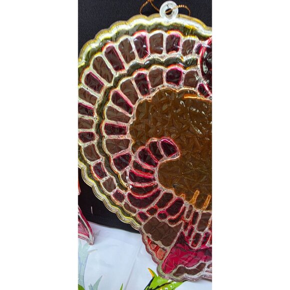Vintage Thanksgiving Crystalline Window Decor Suncatcher by New Design Turkey - Picture 6 of 10